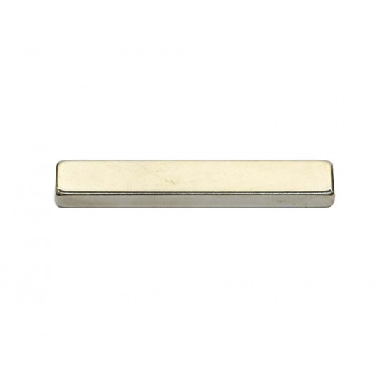 Ímã de neodímio bloco 60 x 10 x 5 mm - N42